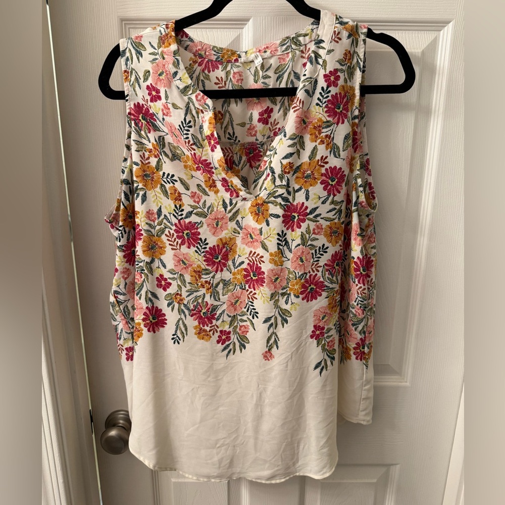 Maurices Multicolor Floral Blouse